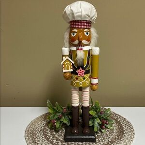 Yellow Chef Nutcracker Holiday Figurine - Festive Table Decor